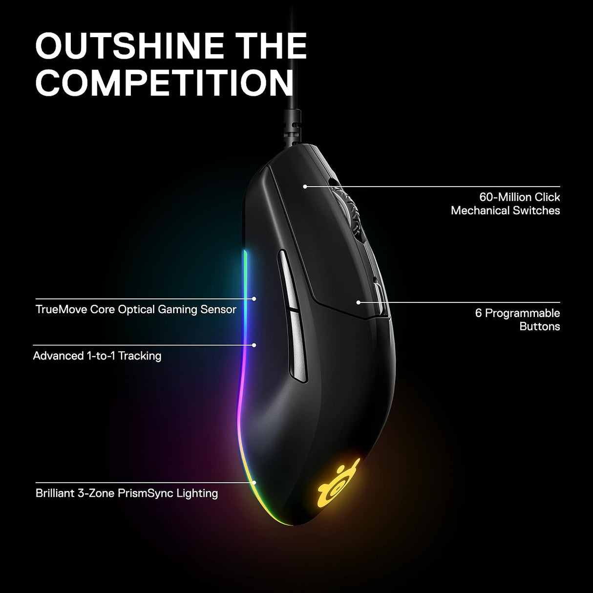 SteelSeries Rival 3 Gaming Mouse