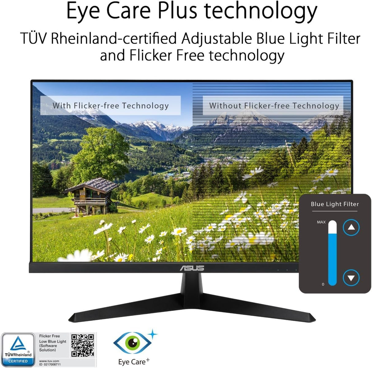 ASUS VY279HGE 27 Inch Eye Care Gaming Monitor