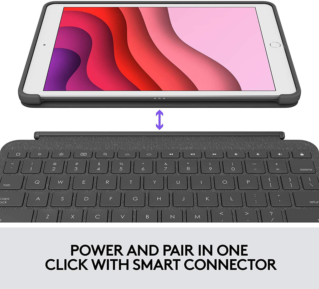 Logitech Combo Touch Keyboard Case for iPad 10.2" 7th, 8th, 9th Gen - 920-009726