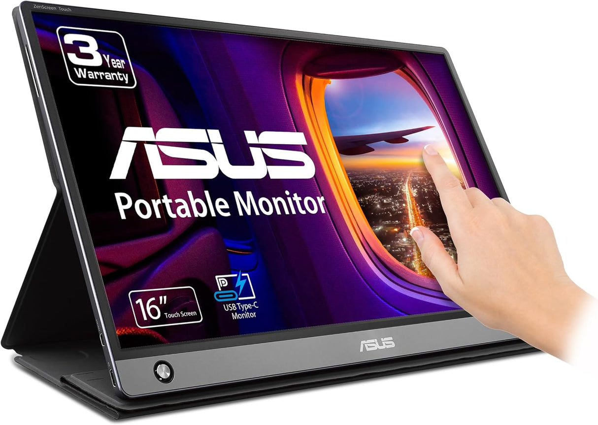 ASUS ZenScreen Touch MB16AMT 16 Inch USB Type-C Portable Monitor