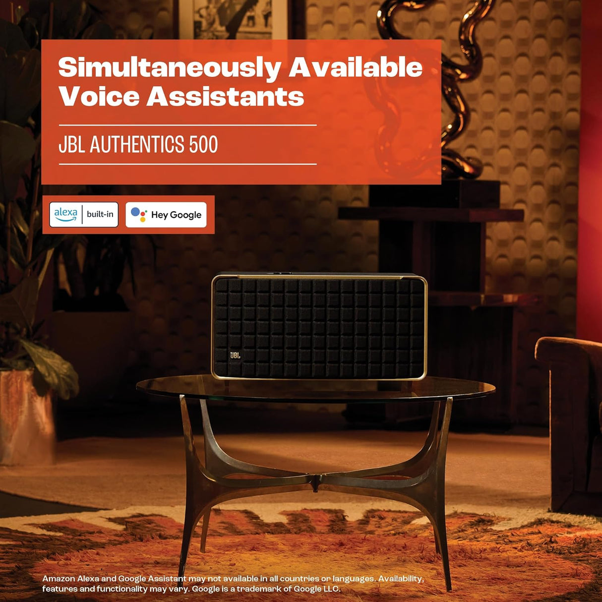 JBL Authentics 500 Retro Style Smart Home Speaker