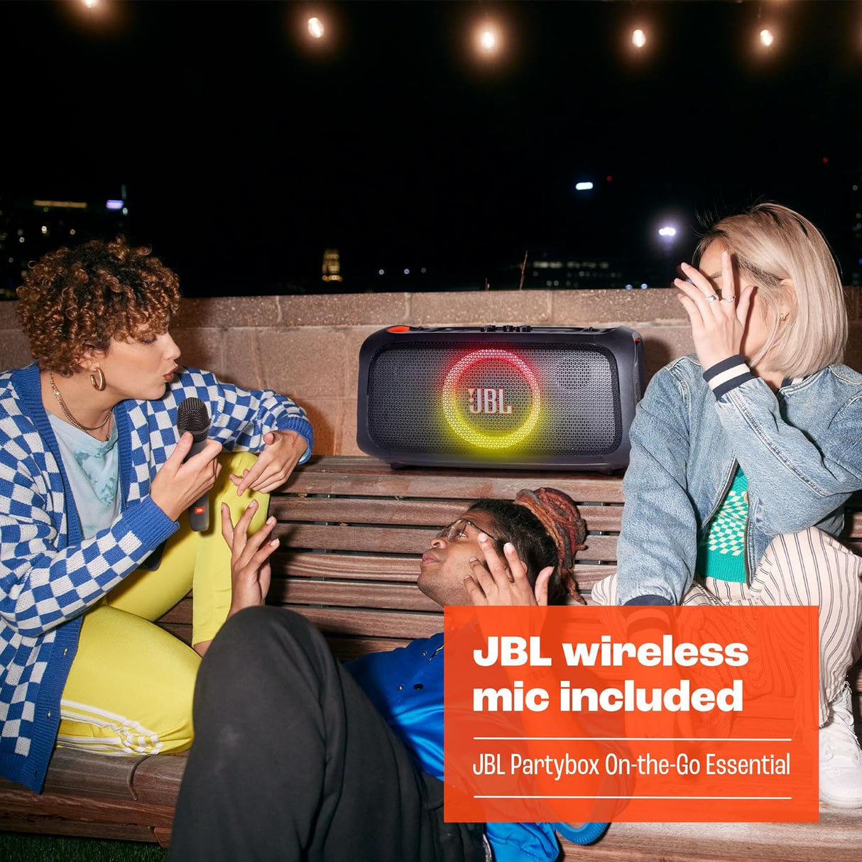 JBL PartyBox On-The-Go Essential Portable Party Speaker