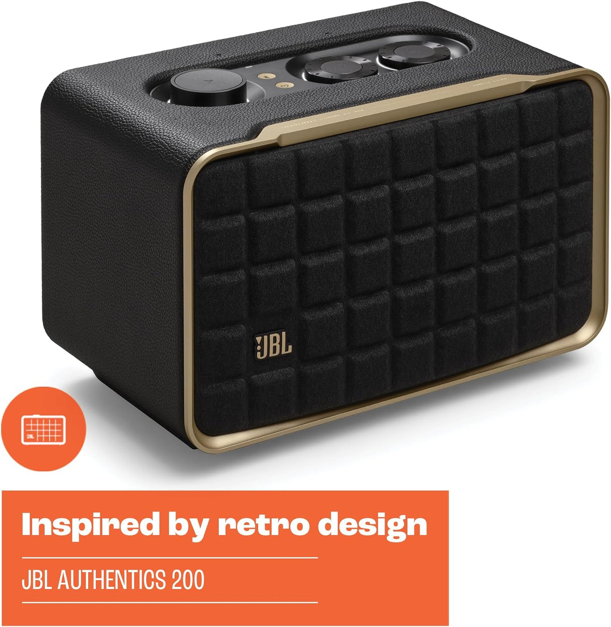 JBL Authentics 200 Retro Style Smart Home Speaker