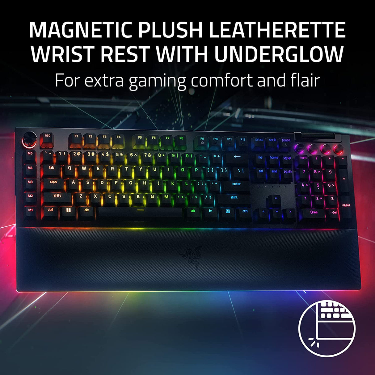 Razer BlackWidow V4 Pro Wired Mechanical Gaming Keyboard