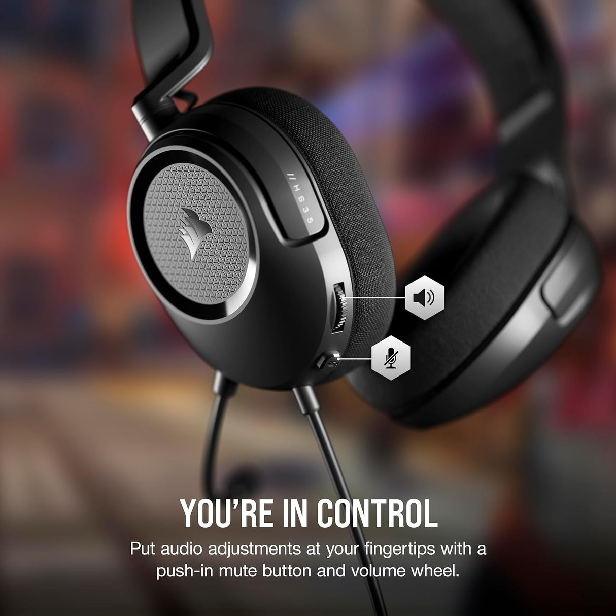 Corsair HS35 v2 Multiplatform Wired Gaming Headset