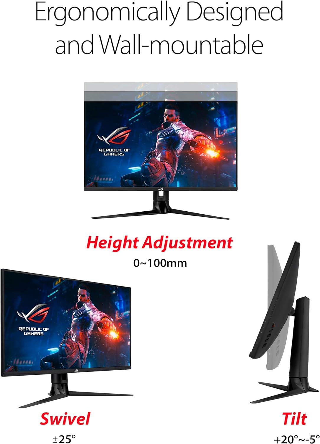 ASUS ROG Swift PG329Q 32 Inch QHD Gaming Monitor