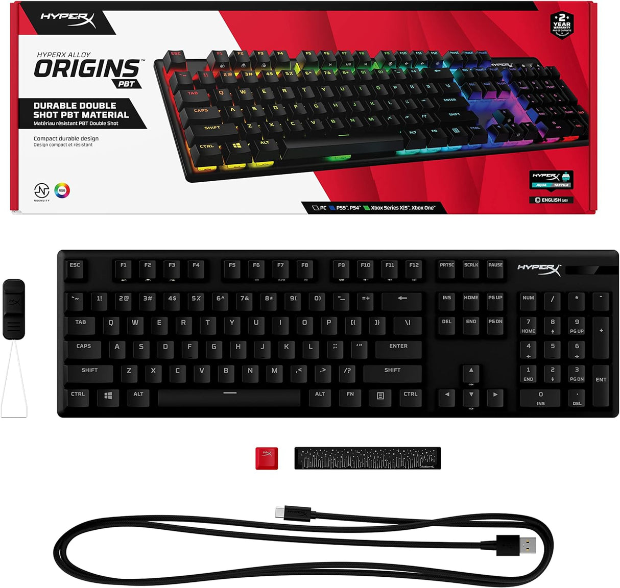 HyperX Alloy Origins PBT Gaming Keyboard