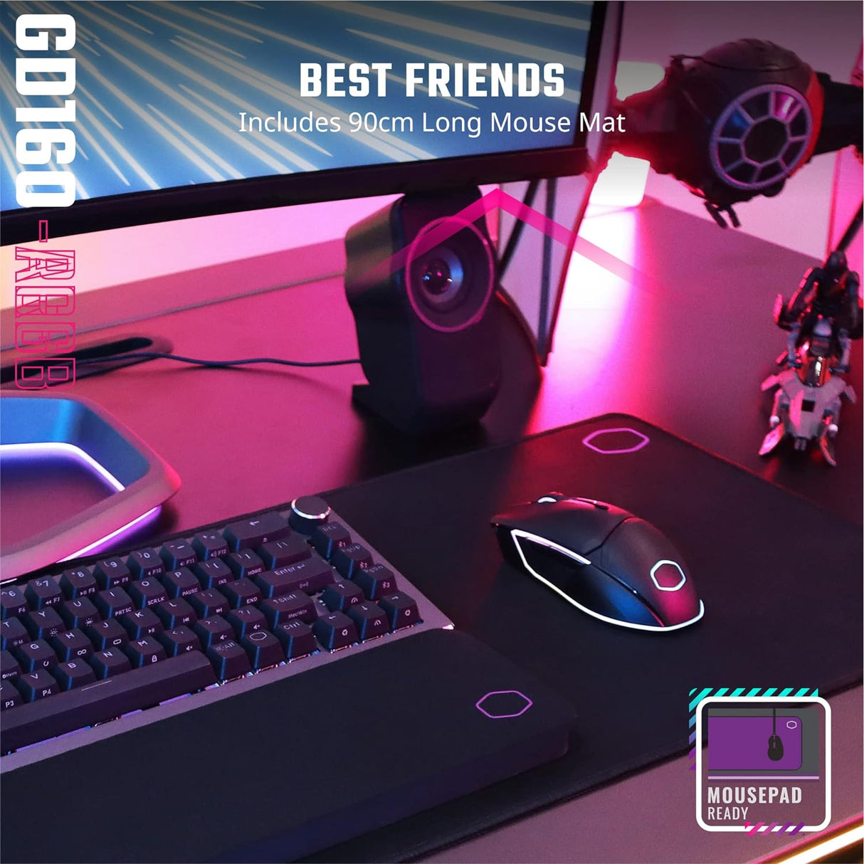 Cooler Master GD160 ARGB Adjustable Gaming Desk