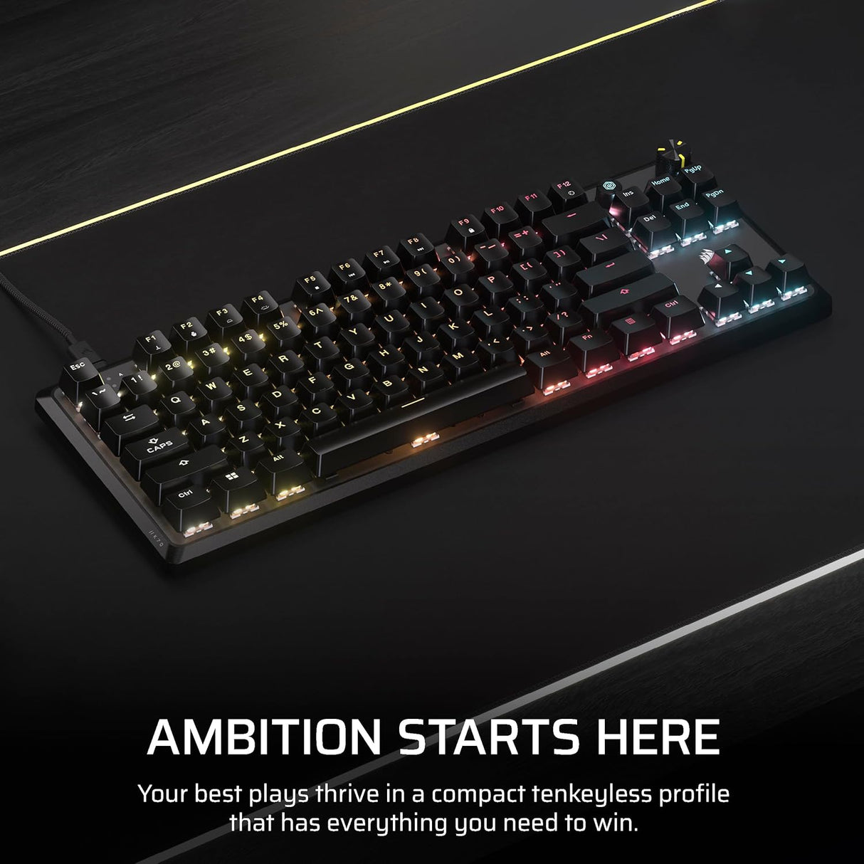 Corsair K70 Core TKL RGB Wired Mechanical Gaming Keyboard