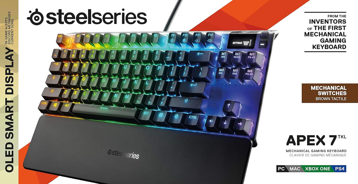 SteelSeries Apex 7 TKL Gaming Keyboard