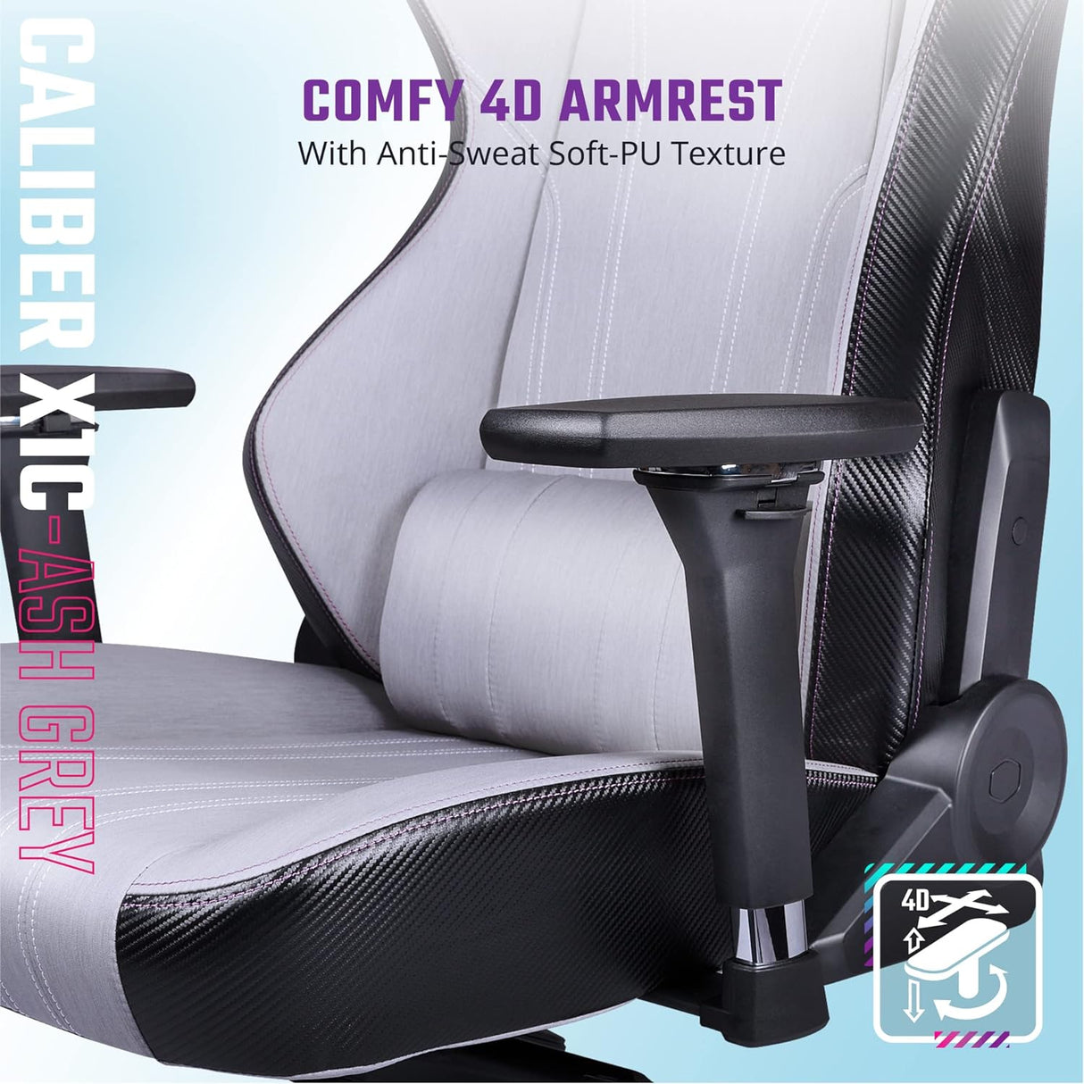 Cooler Master Caliber X1C Gaming Chair With Cool-In Technology