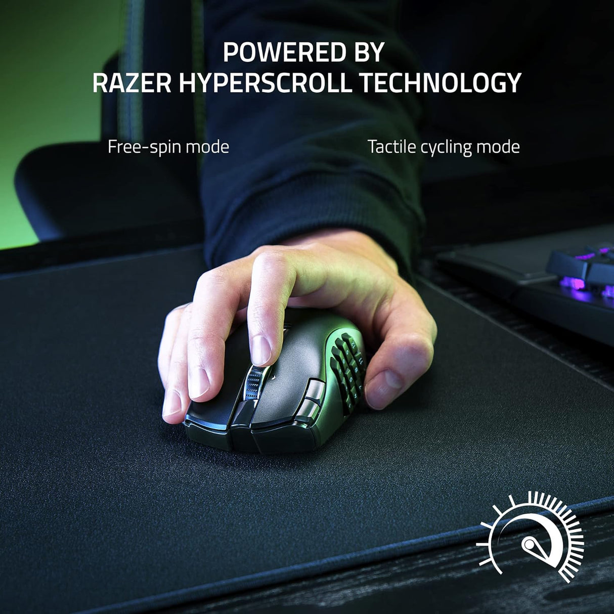 Razer Naga V2 HyperSpeed Wireless MMO Gaming Mouse