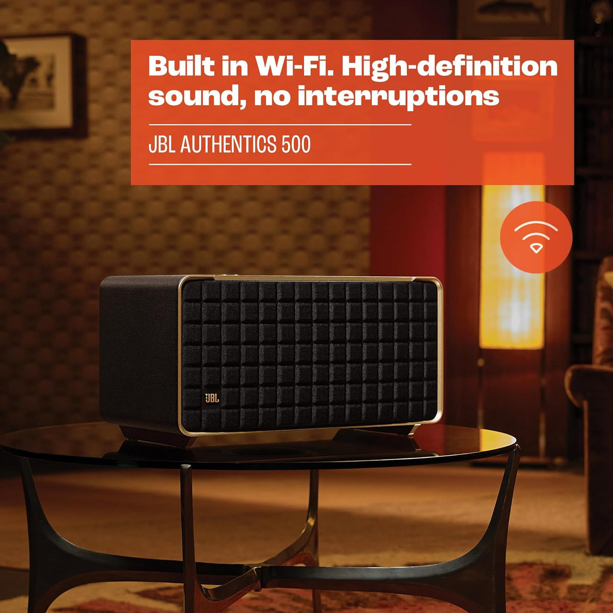 JBL Authentics 500 Retro Style Smart Home Speaker