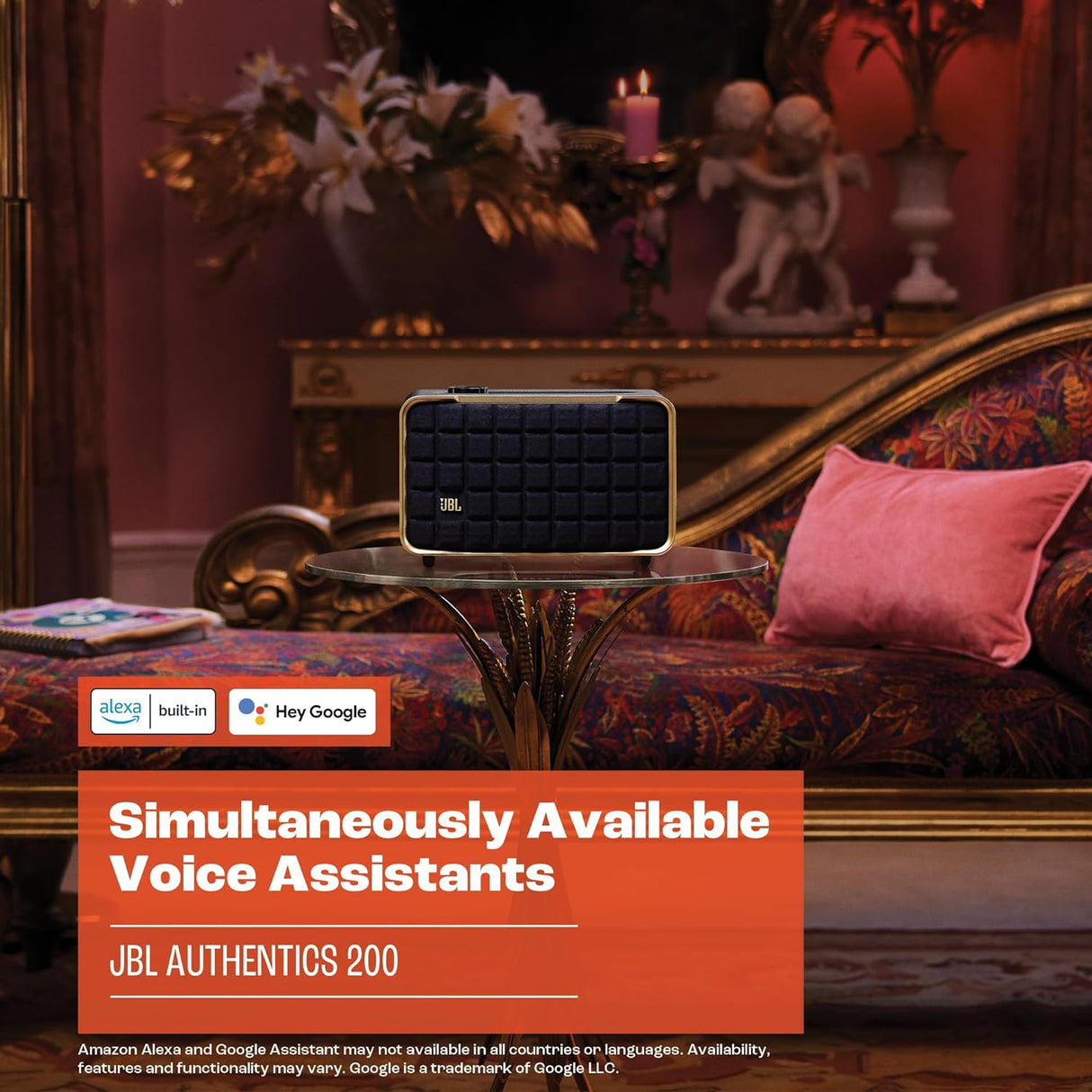 JBL Authentics 200 Retro Style Smart Home Speaker