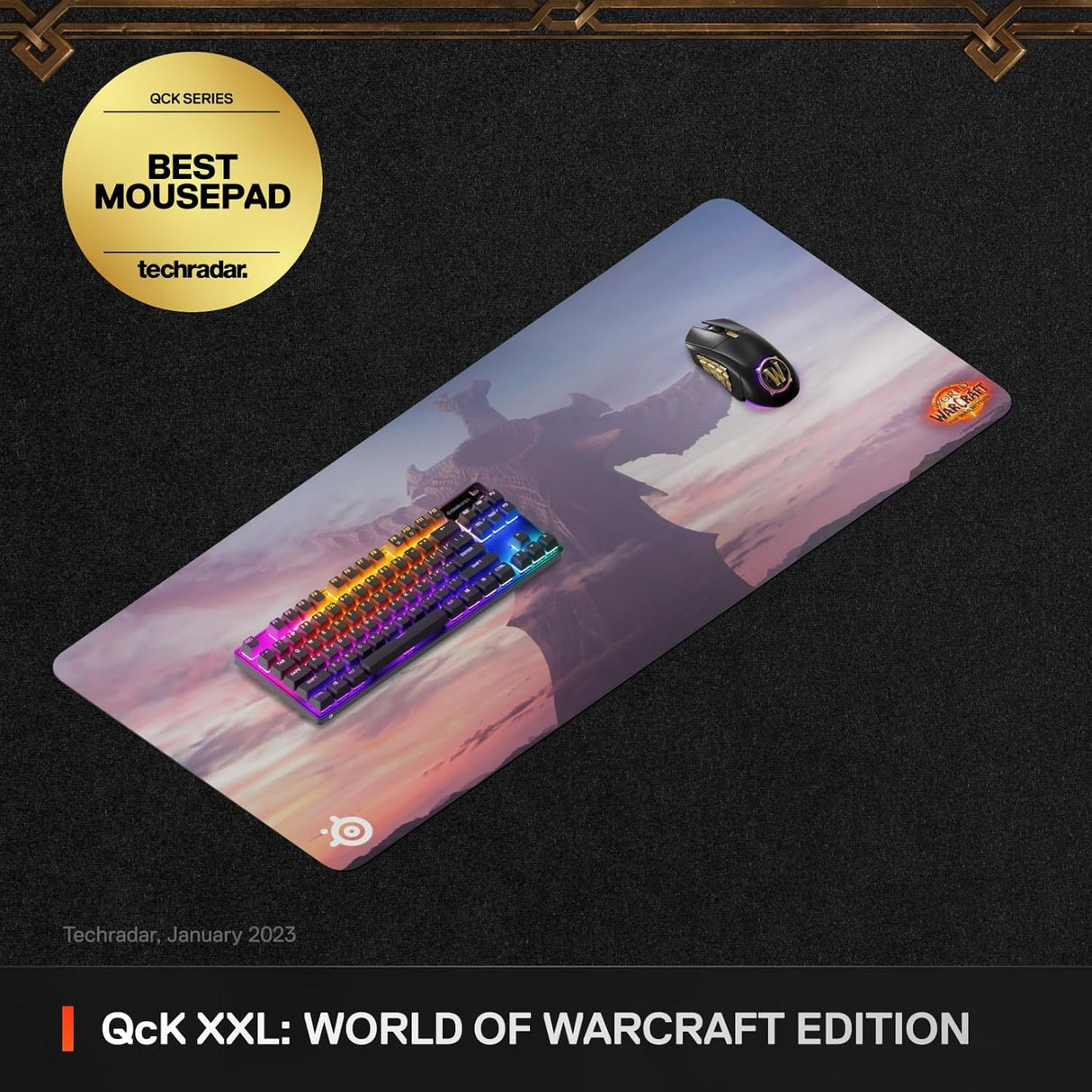 SteelSeries QCK XXL Mousepad - World of Warcraft Edition