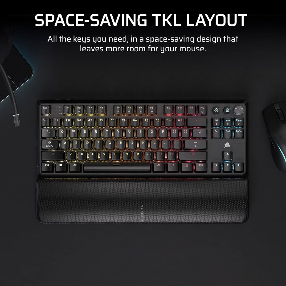 Corsair K70 Core TKL Wireless Mechanical Gaming Keyboard