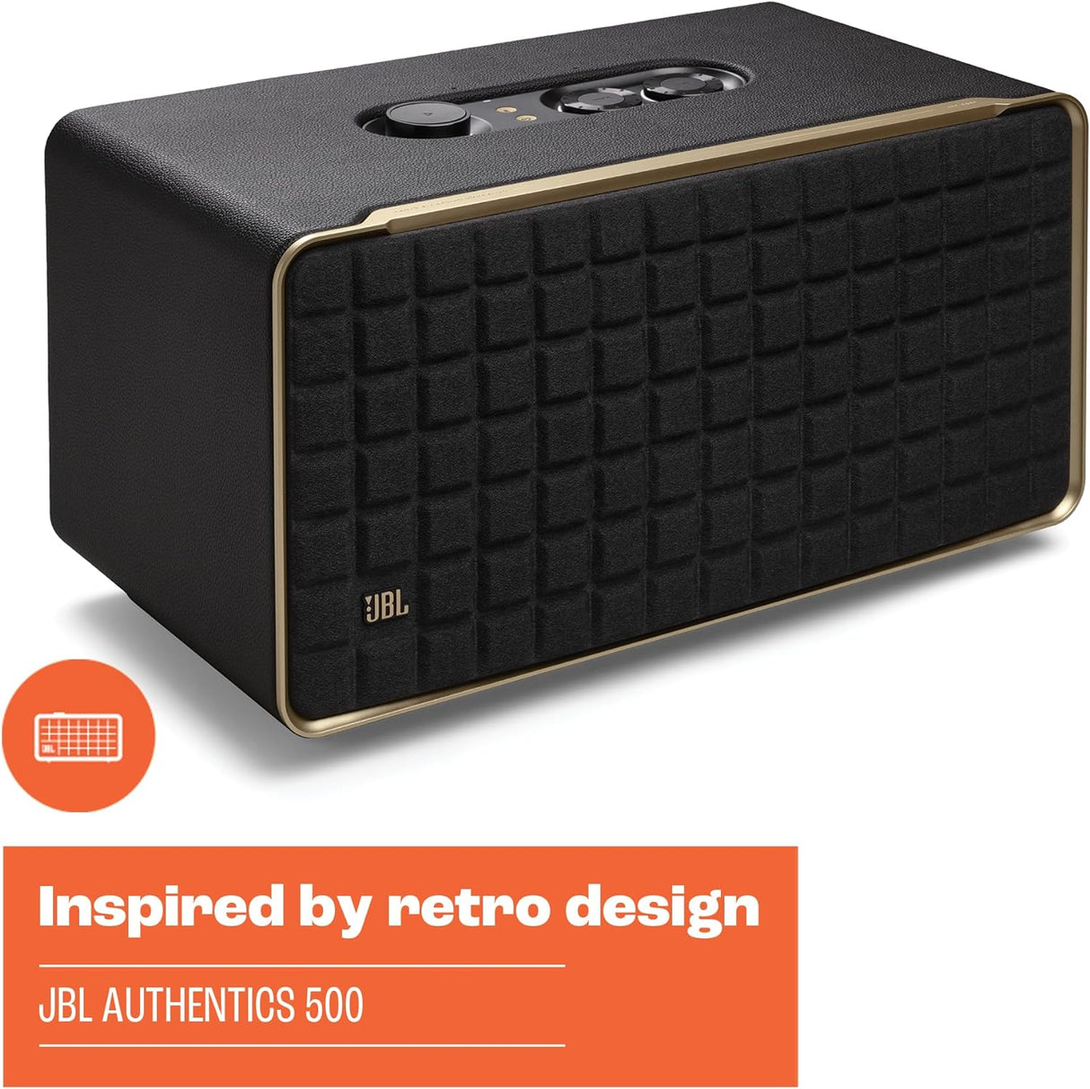 JBL Authentics 500 Retro Style Smart Home Speaker