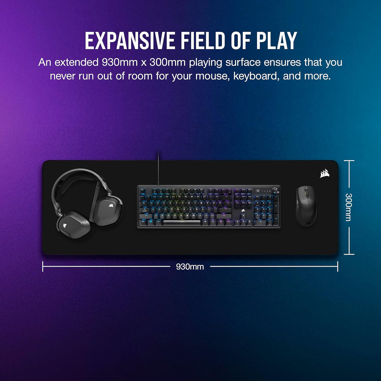 Corsair MM500 v2 Hybrid Cloth Gaming Mouse Pad [PRE-ORDER]