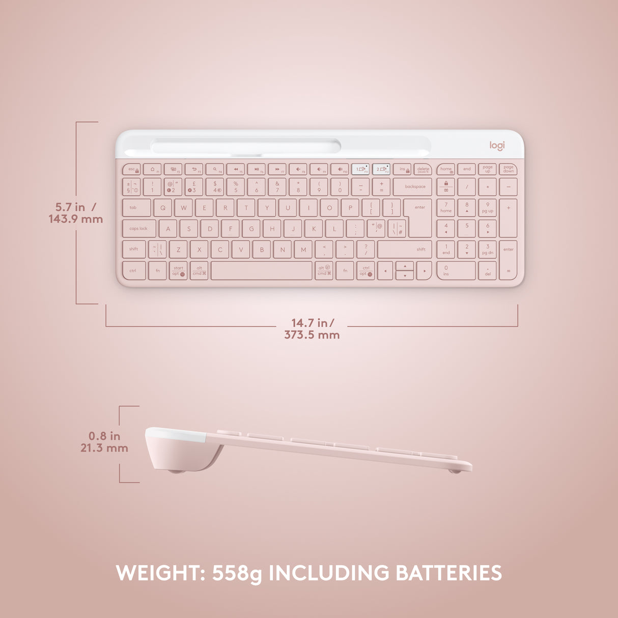 Logitech K580 Slim Multi-Device Wireless Keyboard