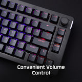 HyperX Alloy Rise 75 – Hot-Swappable 75% Mechanical Gaming Keyboard