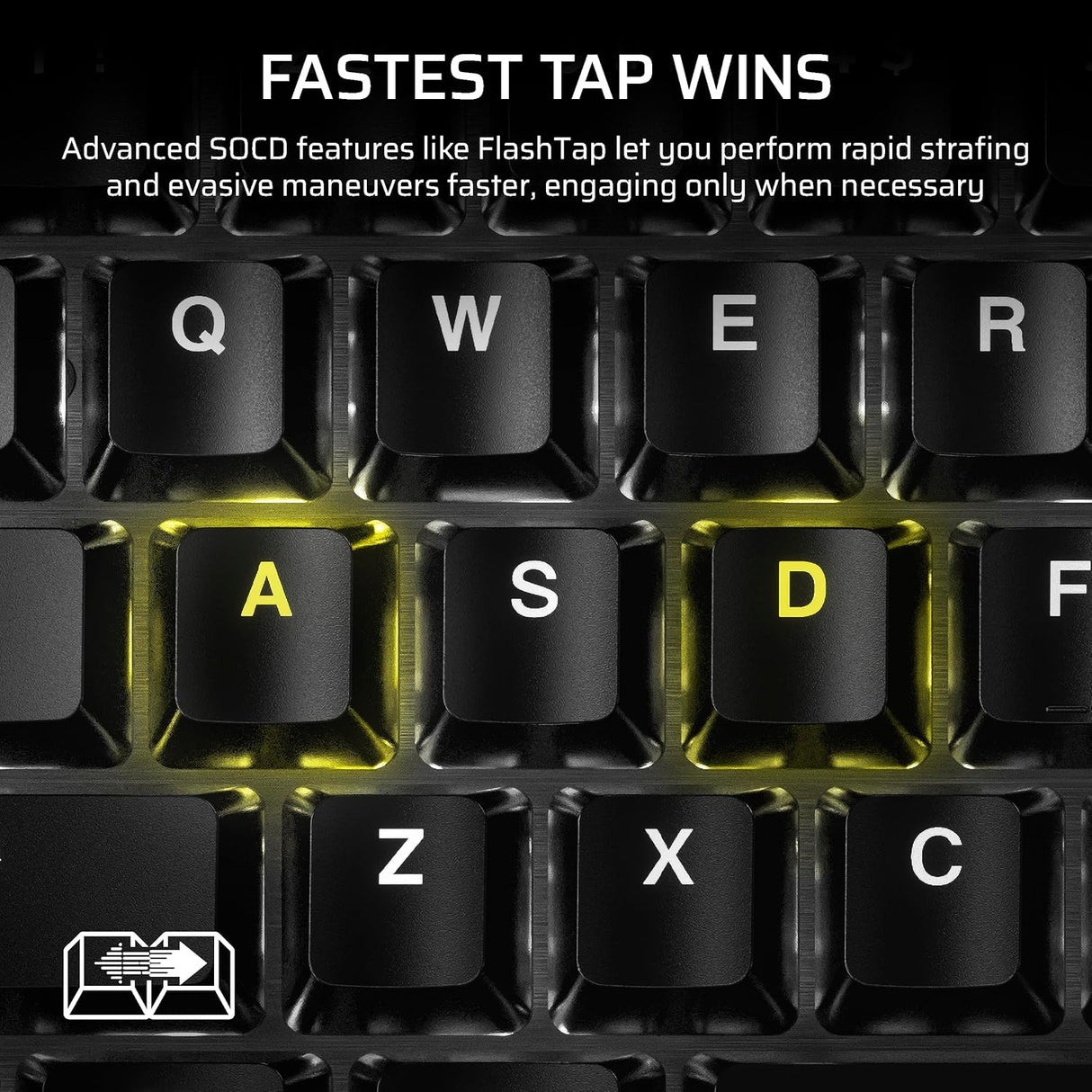 Corsair K70 PRO TKL Hall Effect Programmable Gaming Keyboard with Rapid Trigger