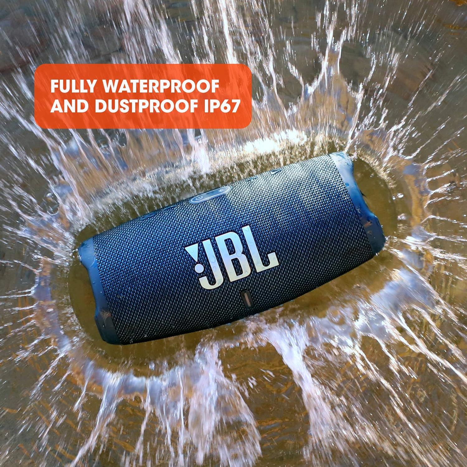 JBL CHARGE 5 - Portable sold Bluetooth Speaker with IP67 Waterproof and USB Charger