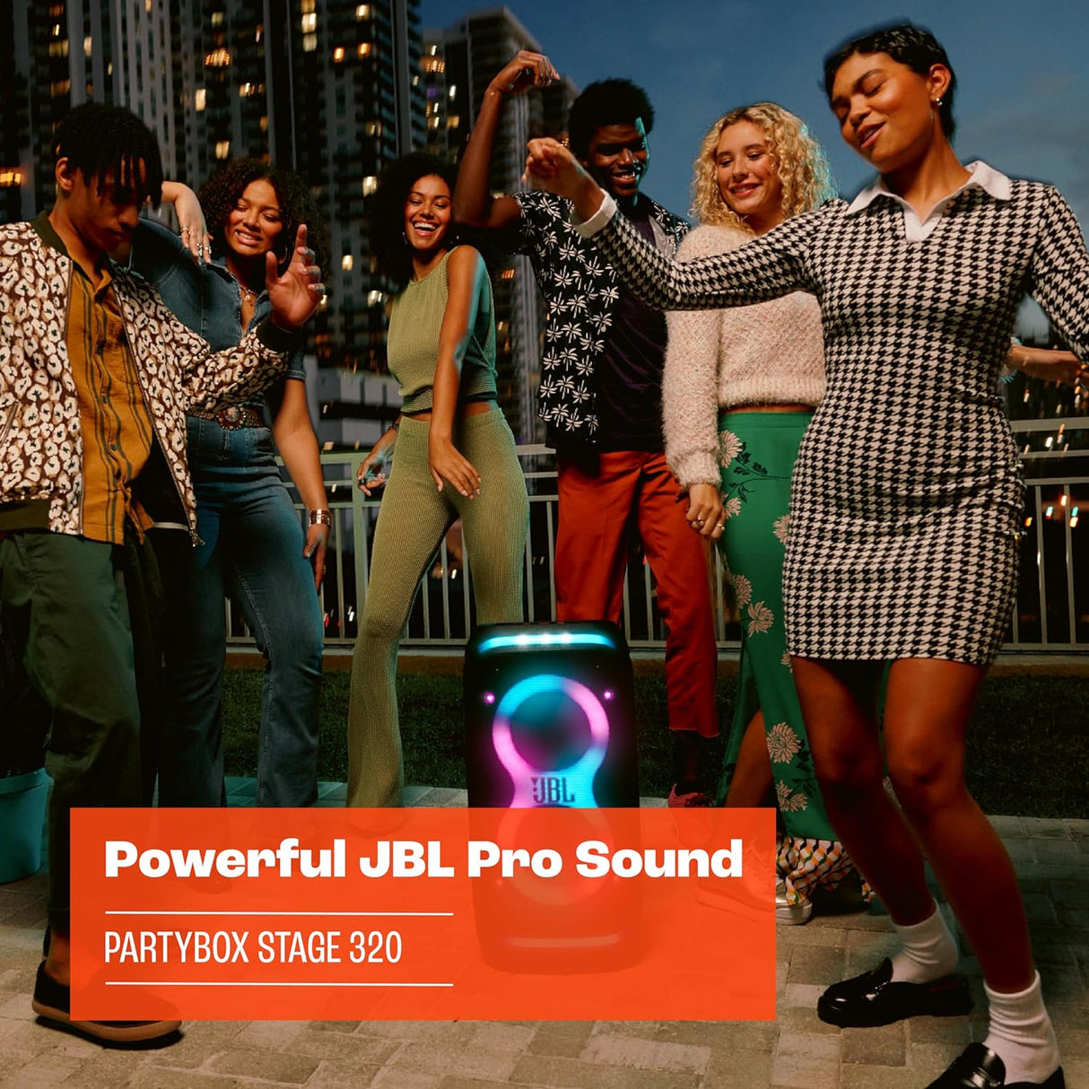 JBL PartyBox Stage 320 Portable Party Speaker