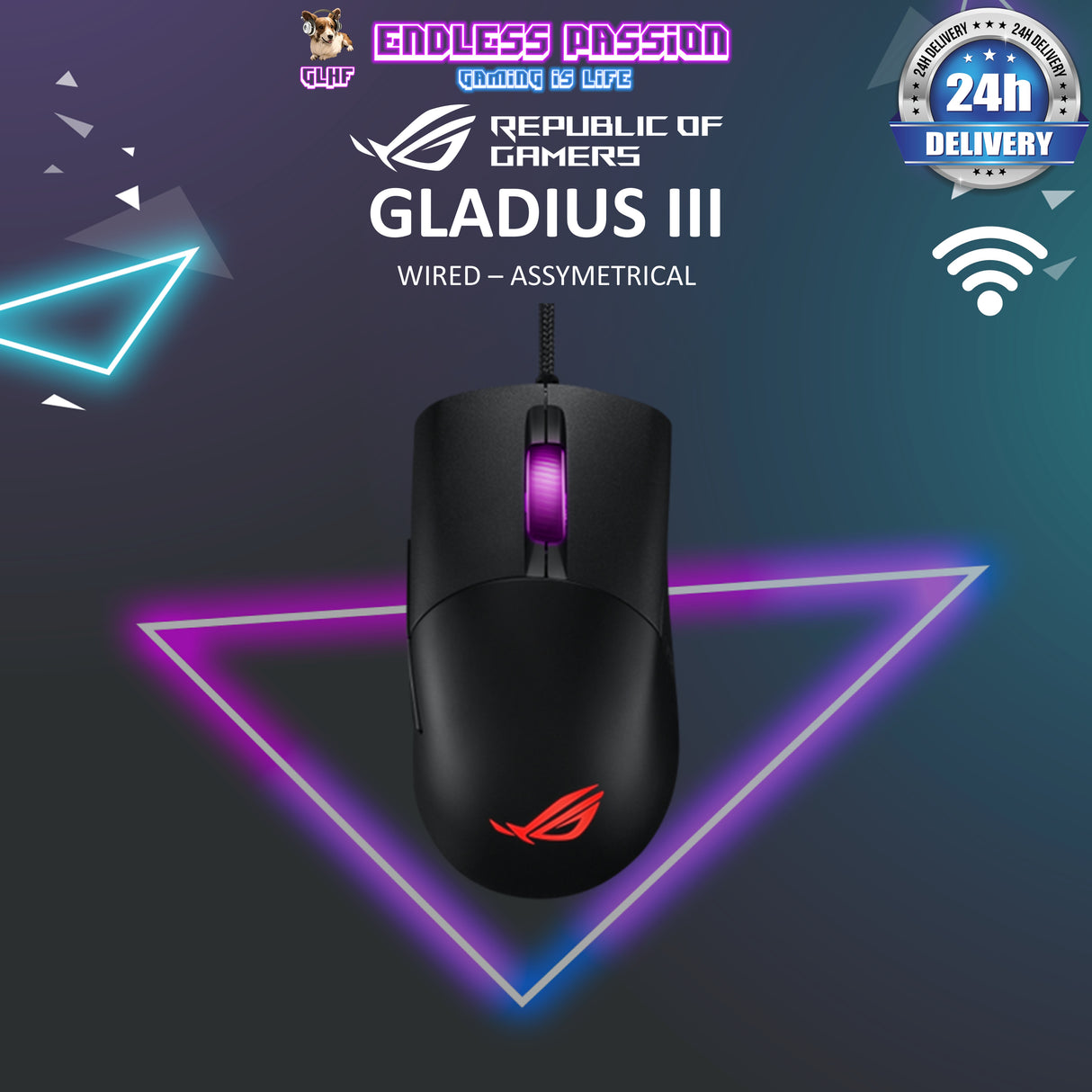 ASUS ROG Gladius III RGB Gaming Mouse