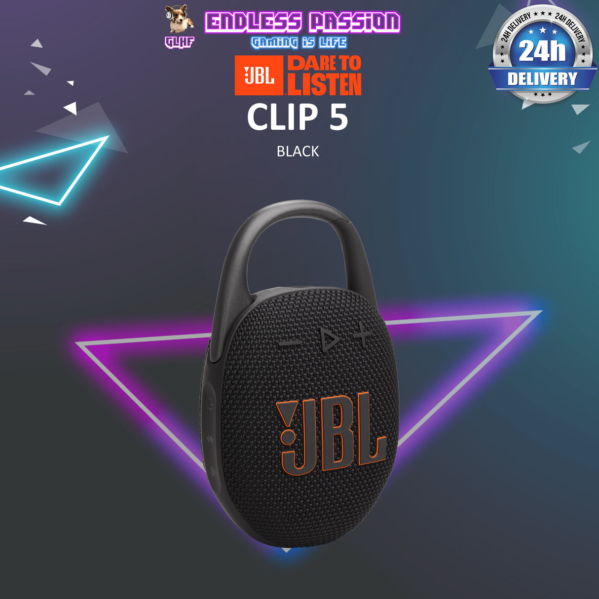 JBL Clip 5 Mini Portable Bluetooth Speaker