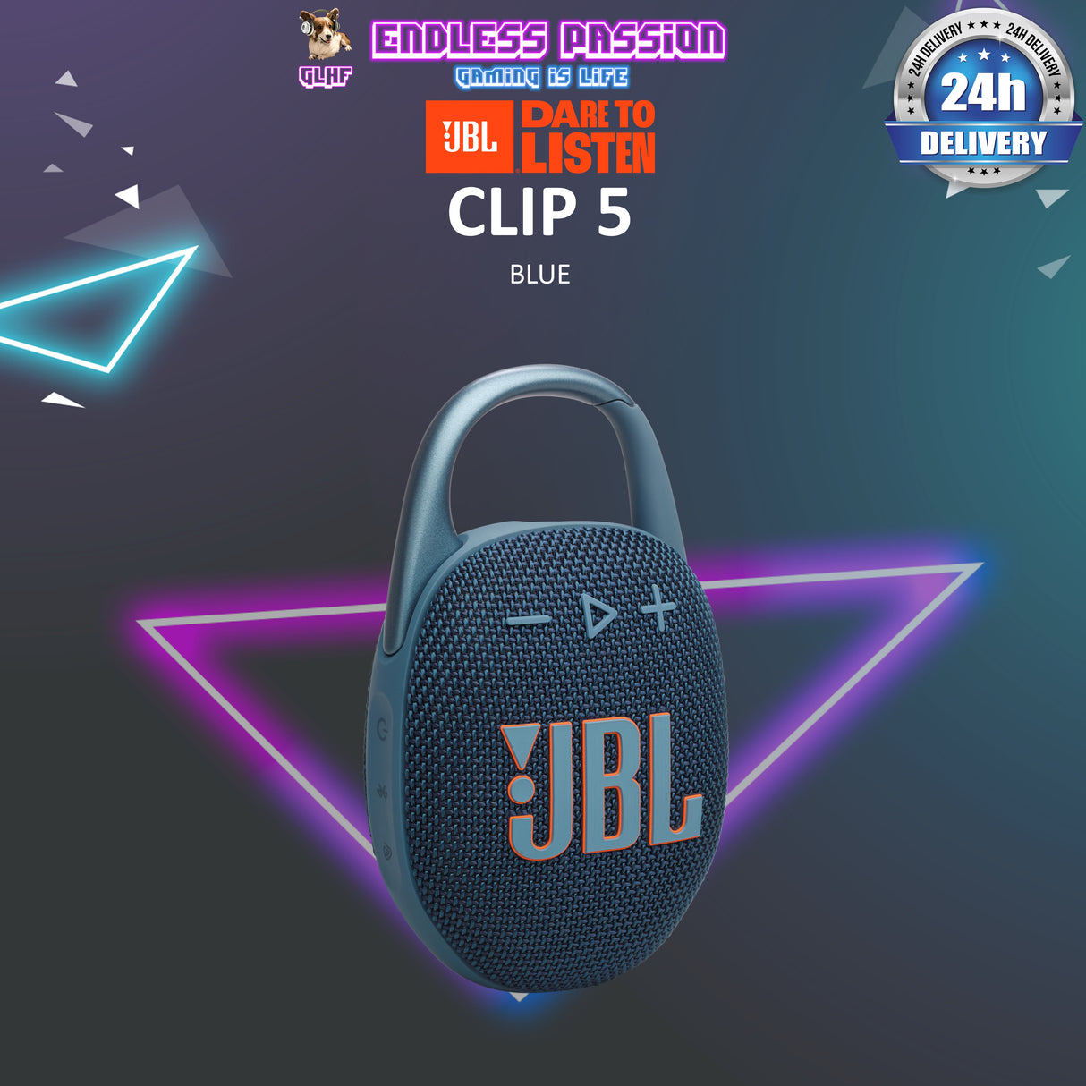 JBL Clip 5 Mini Portable Bluetooth Speaker