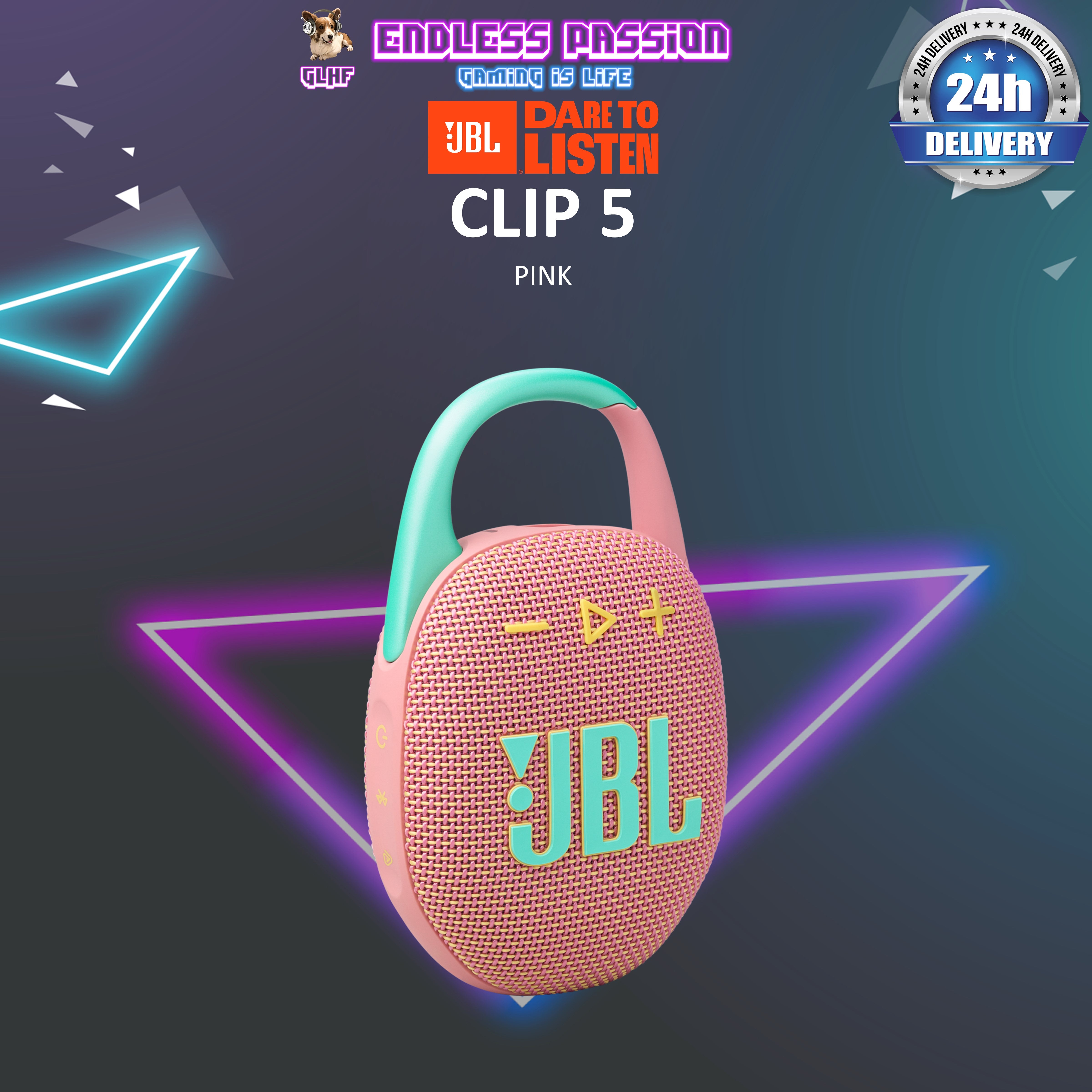 Pink JBL retailer Clip 4