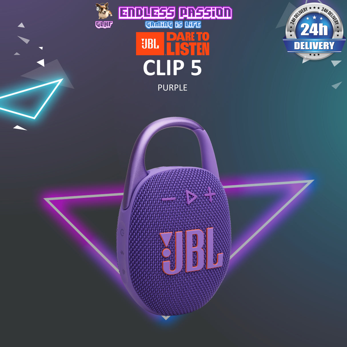 JBL Clip 5 Mini Portable Bluetooth Speaker