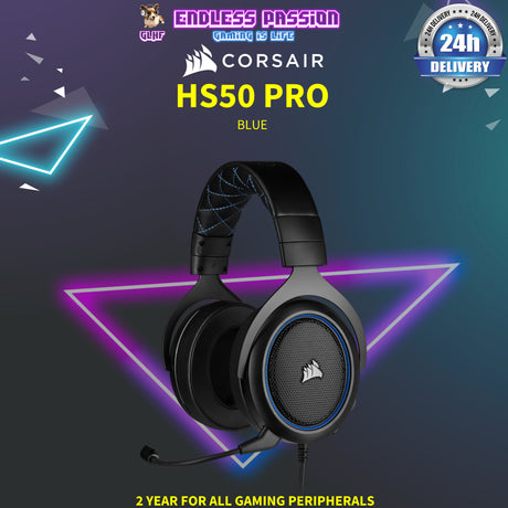 Corsair HS50 PRO Stereo Wired Gaming Headset