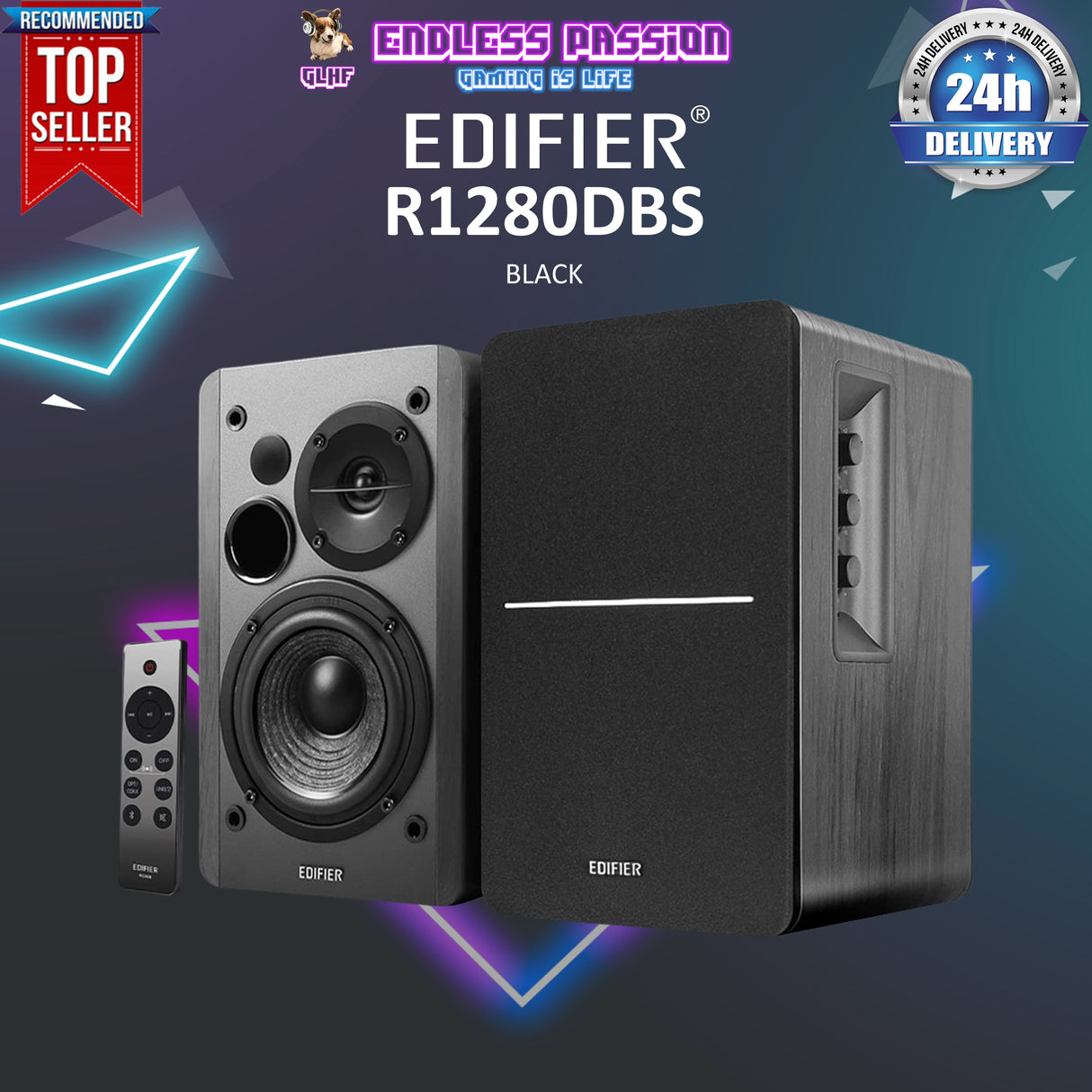 Edifier R1280DBs Active Bluetooth Bookshelf Speakers