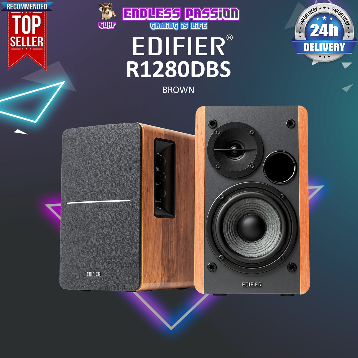 Edifier R1280DBs Active Bluetooth Bookshelf Speakers