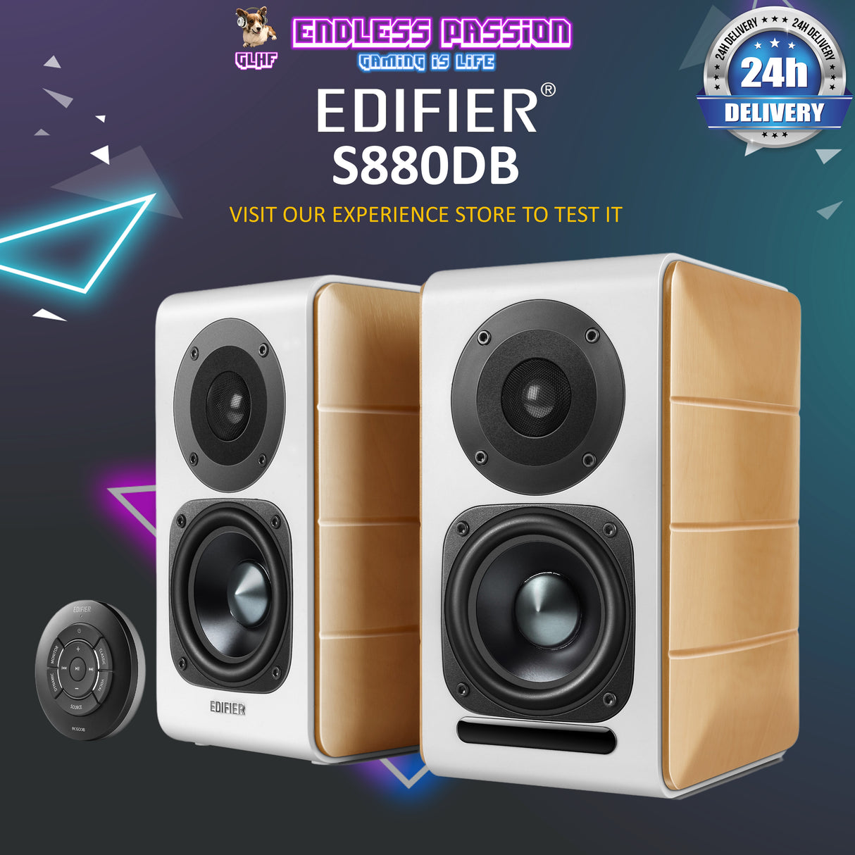 Edifier S880DB Active Powered Bookshelf Speakers