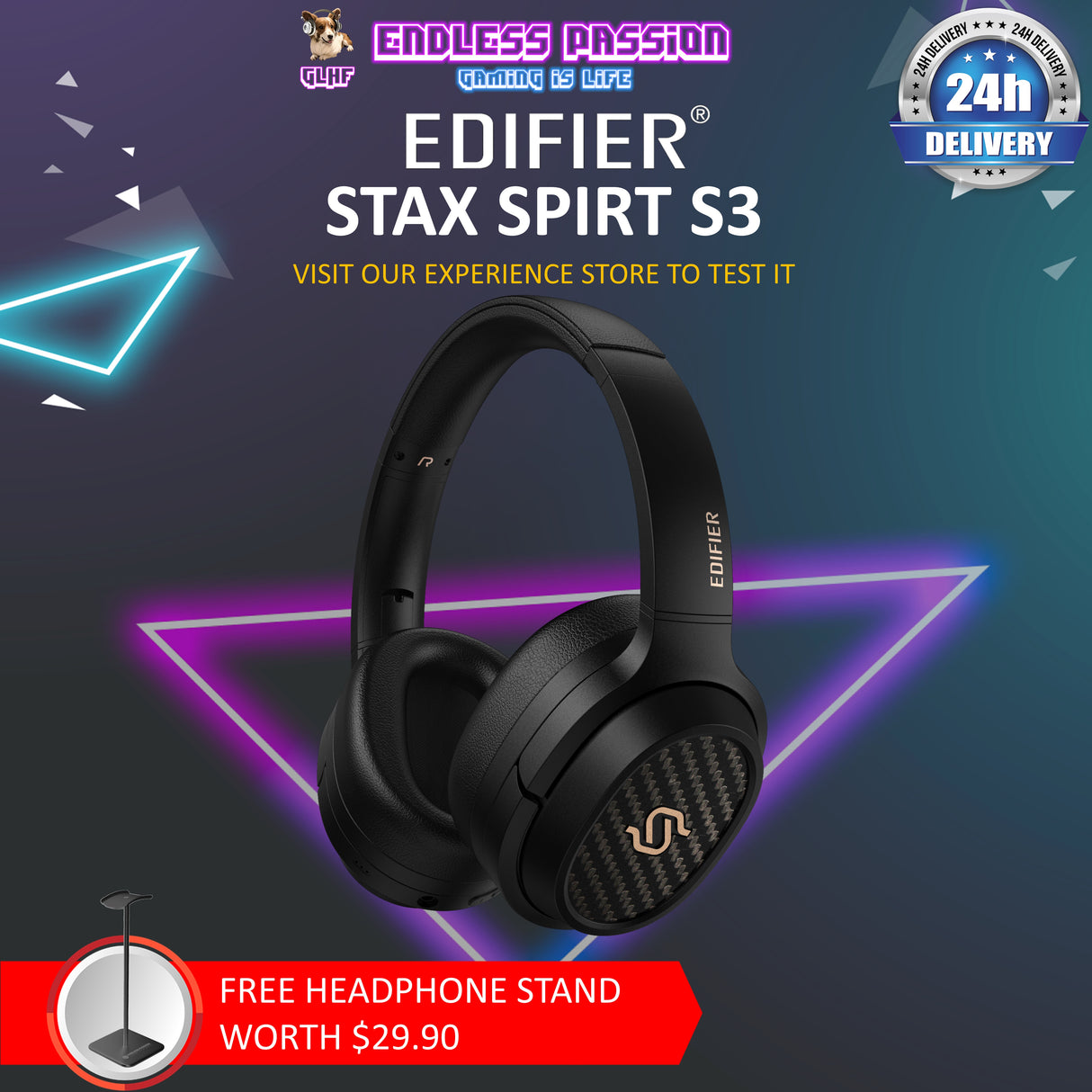 Edifier STAX Spirit S3 Wireless Planar Magnetic Headphone