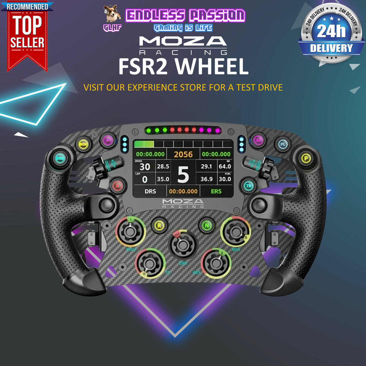 Moza FSR2 Steering Wheel