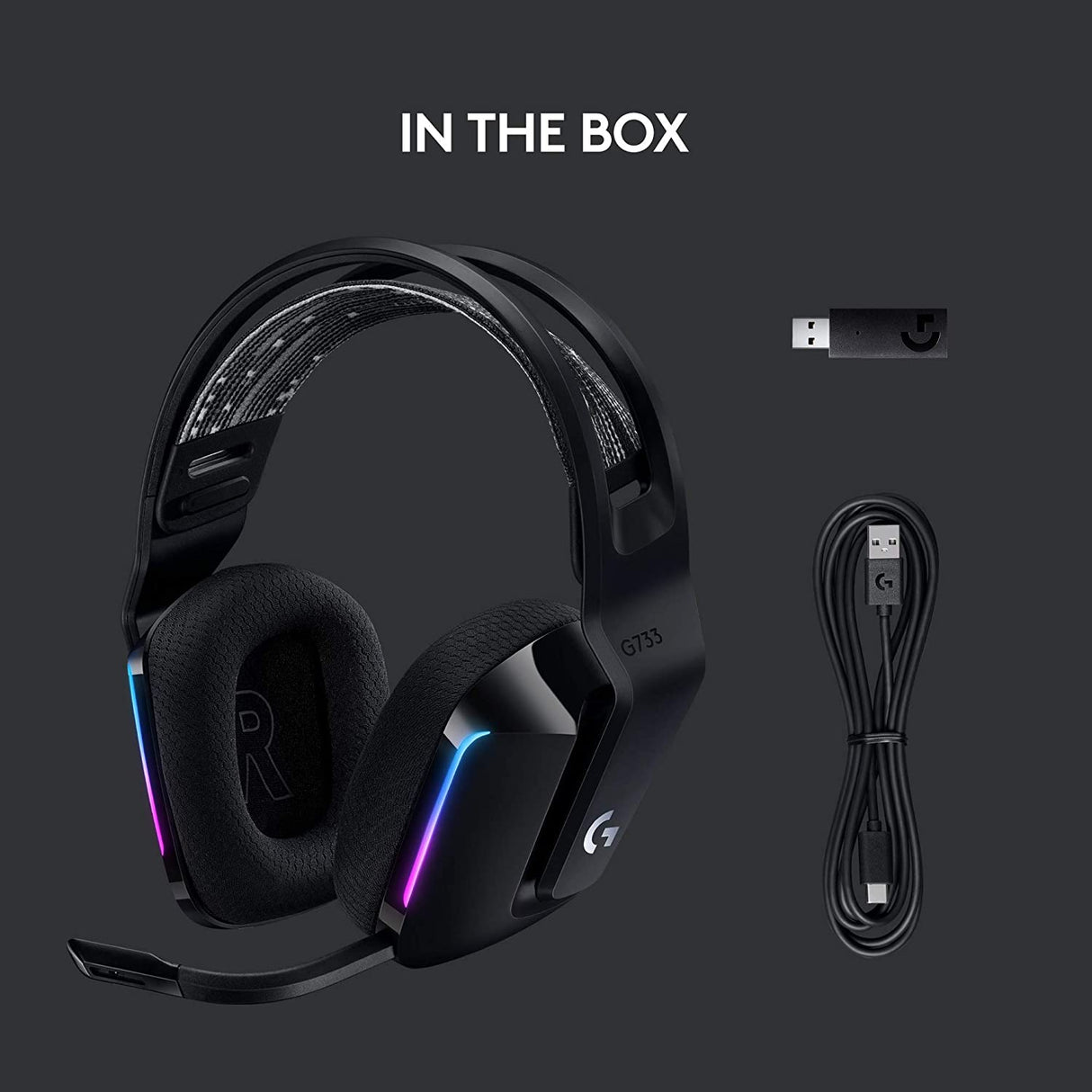 Logitech G733 Lightspeed Wireless Gaming Headset