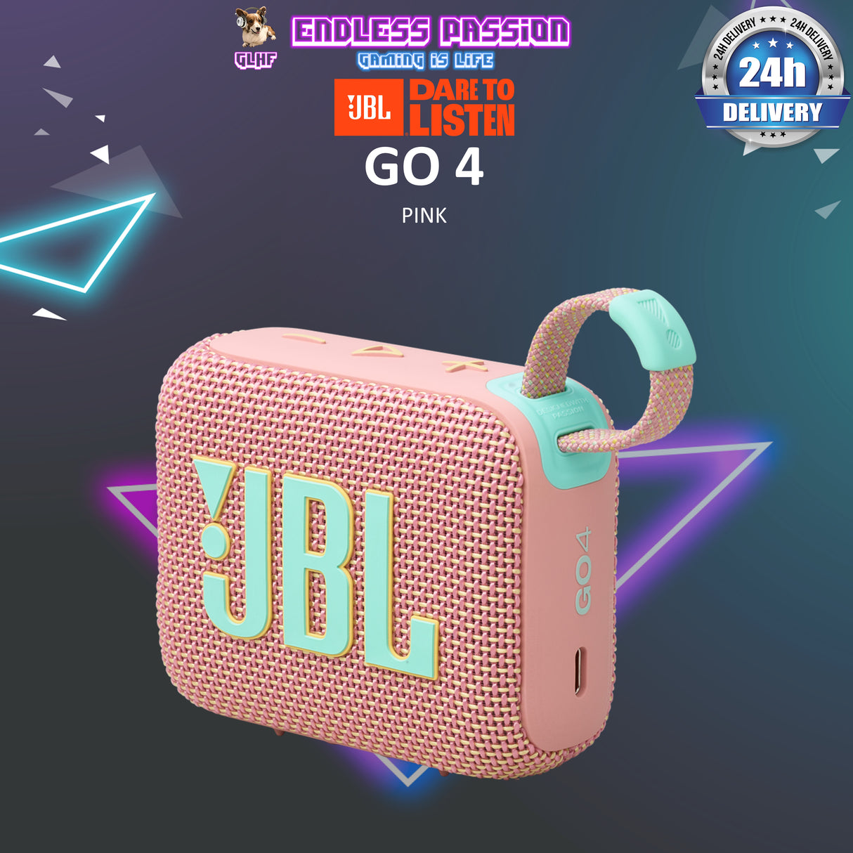 JBL Go 4 Mini Portable Bluetooth Speaker