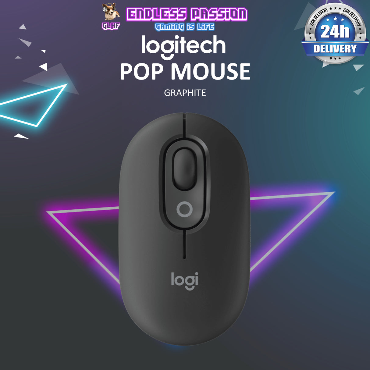 Logitech POP Mouse Wireless Mouse with Customizable Emojis