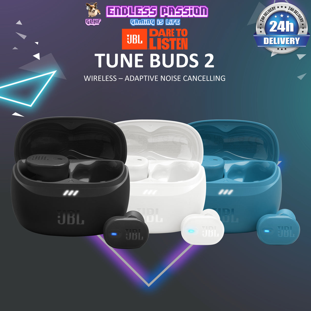 JBL Tune Buds 2 True Wireless Headphones