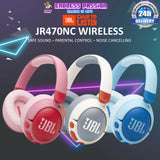 JBL JR 470NC, Kid-Friendly Wireless Over-Ear Bluetooth Headphones with Active Noice Cancelling