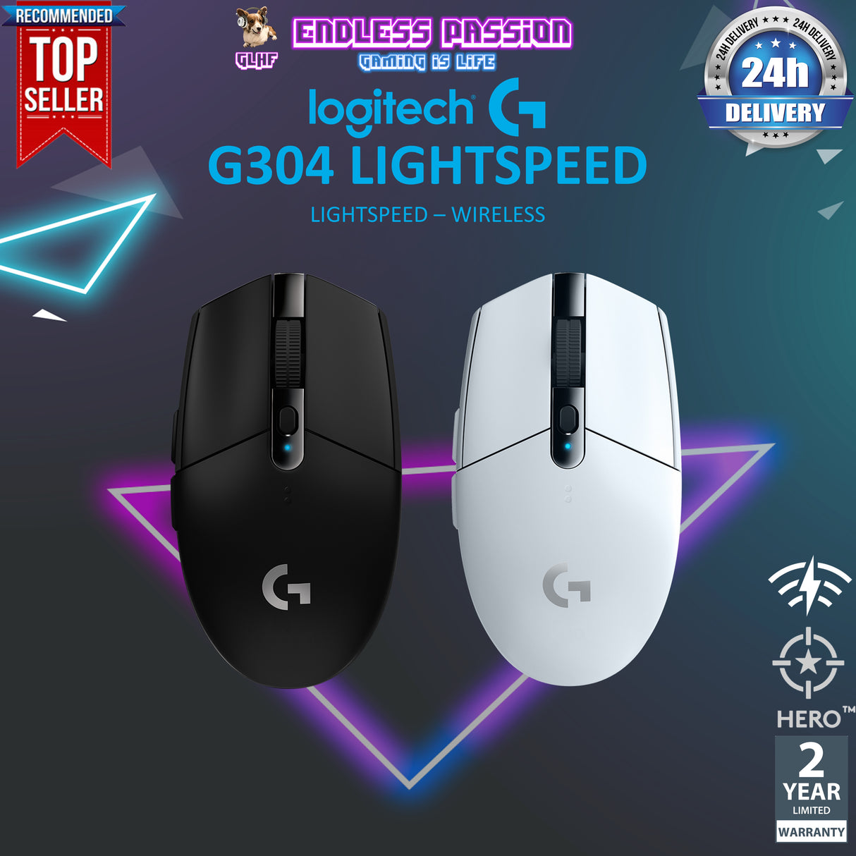 Logitech G304 Lightspeed Wireless Gaming Mouse