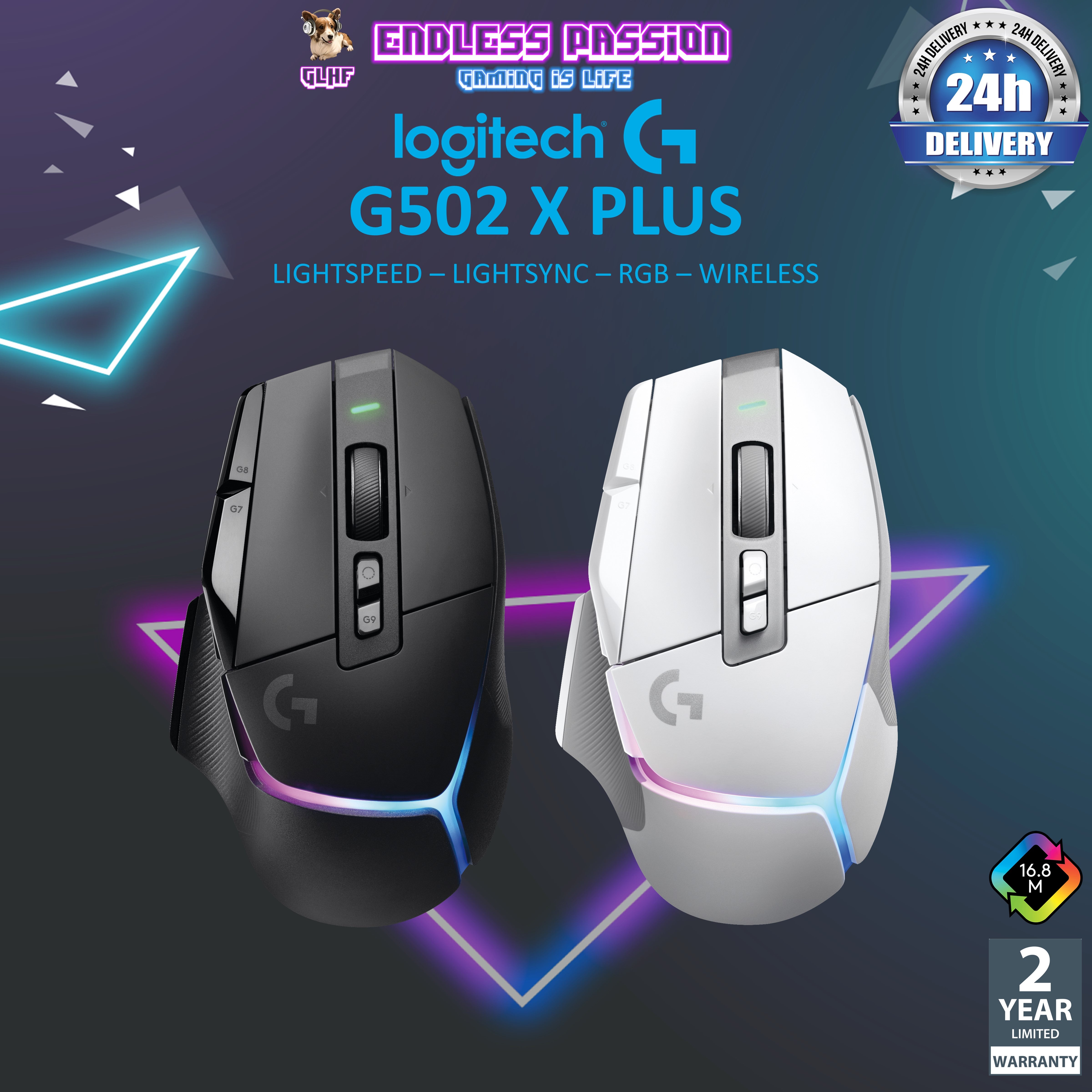 Wireless Logitech 2024 G502