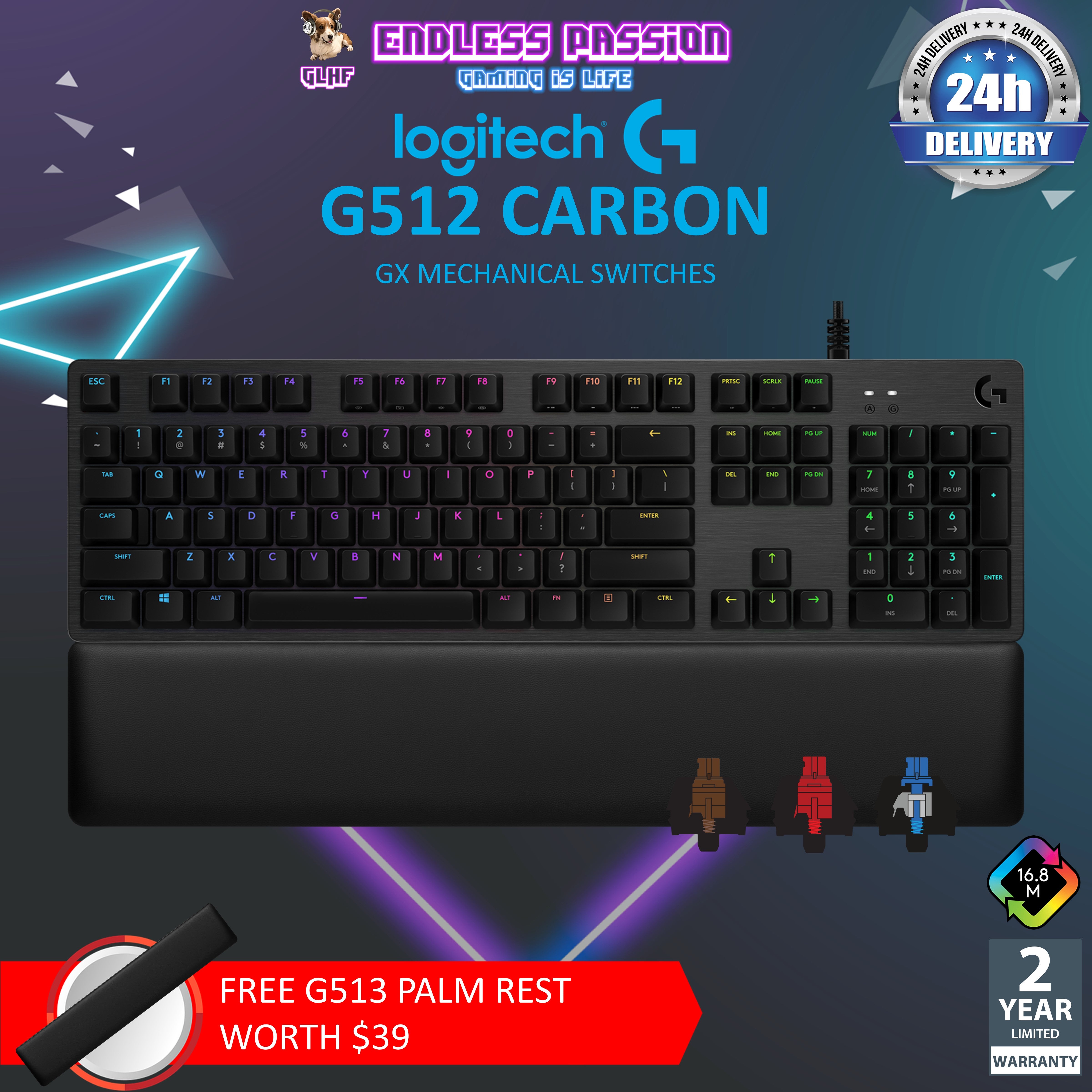 Logitech high quality G512 Carbon keyboard