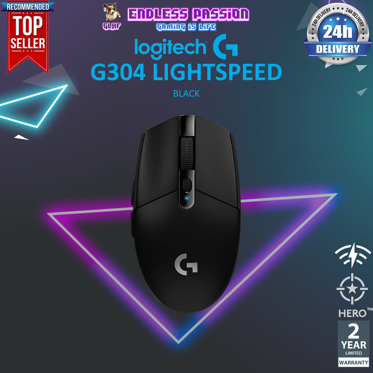 Logitech G304 Lightspeed Wireless Gaming Mouse