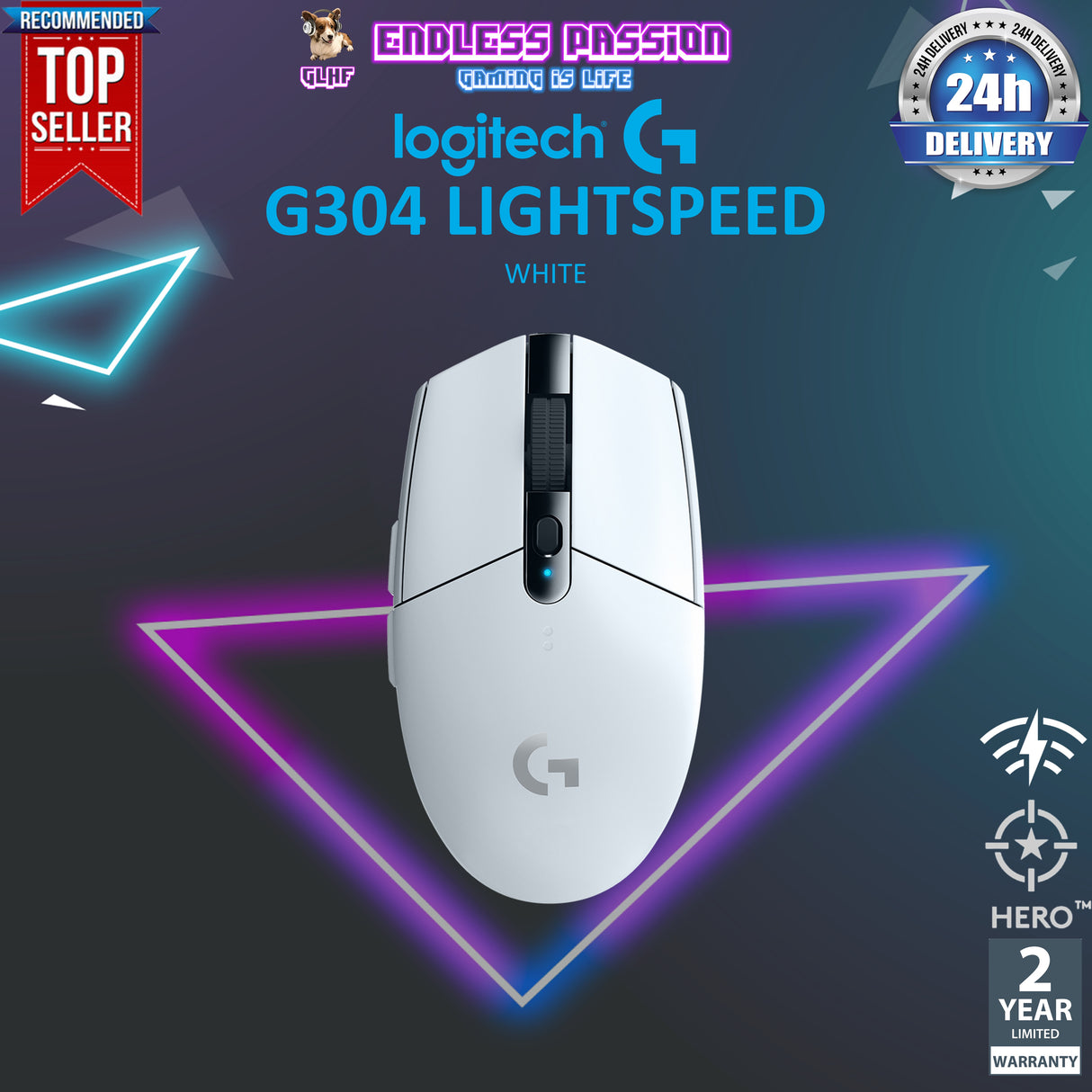 Logitech G304 Lightspeed Wireless Gaming Mouse