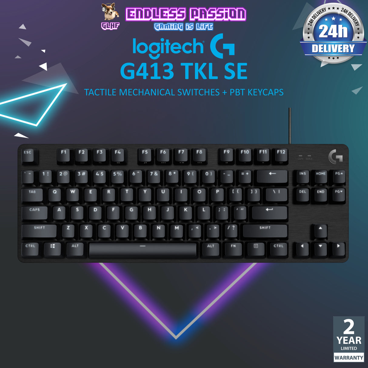 Logitech G413 TKL SE Wired Mechanical Gaming Keyboard