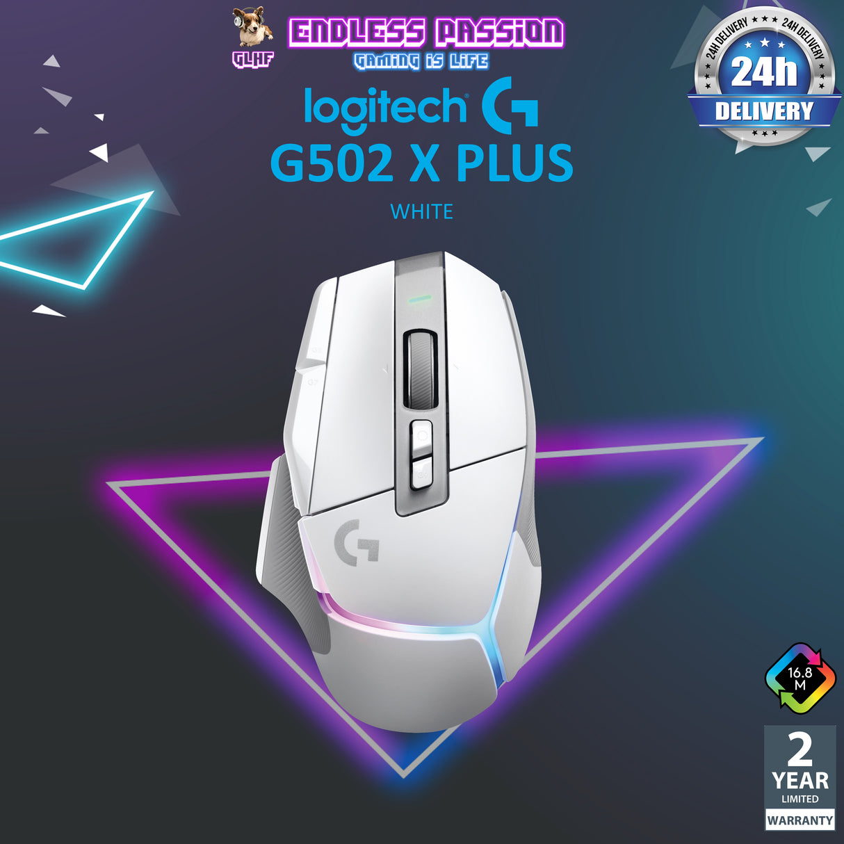 Logitech G502 X Plus Lightspeed Wireless RGB Gaming Mouse